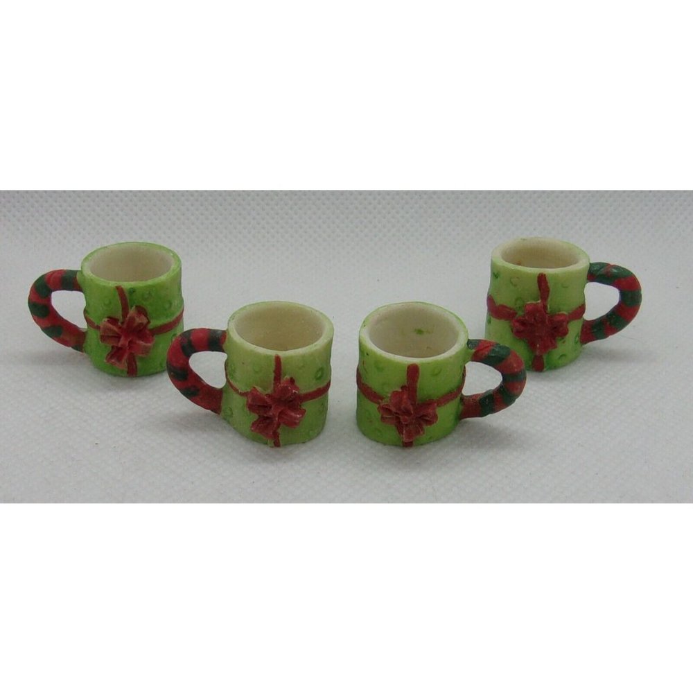 C&F Enterprises Miniature Resin Santa Claus Tea Set #48439 1995 - Picture 5 of 12